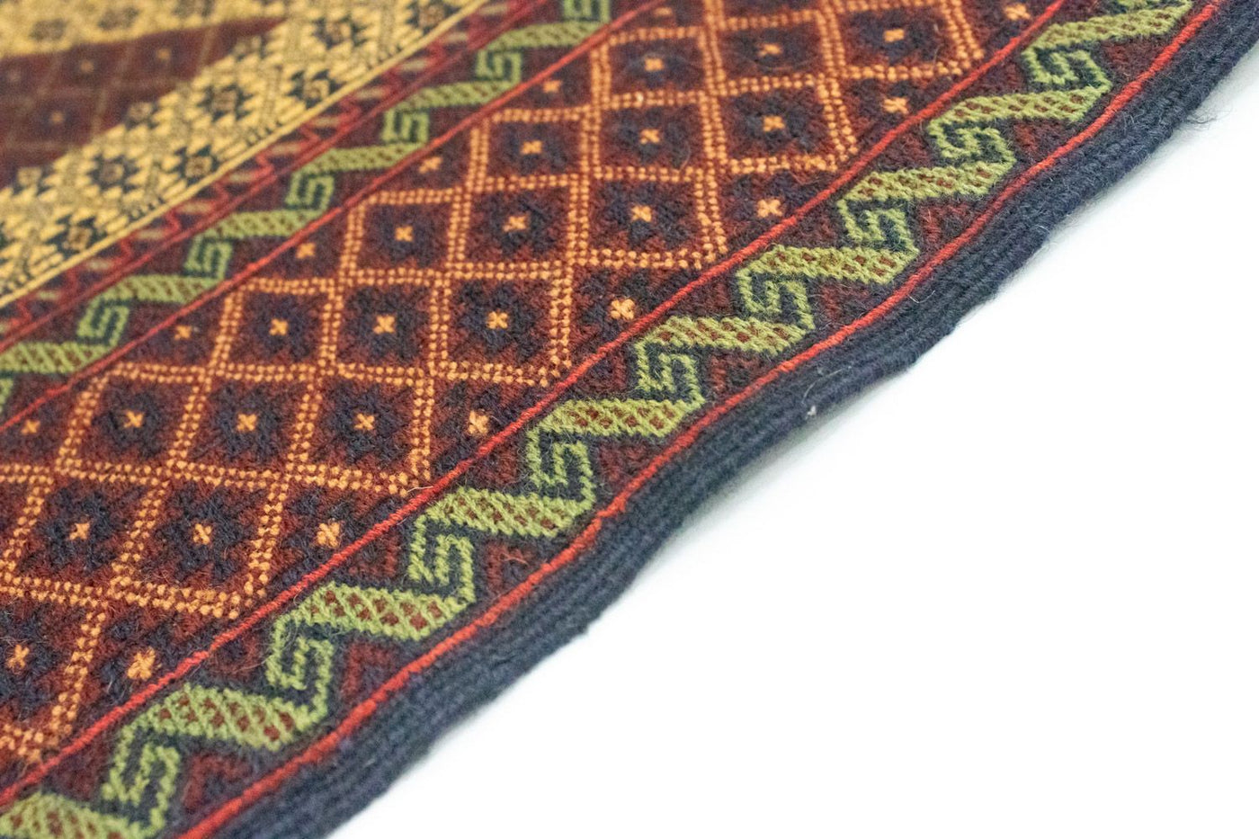 Kelim Afghan Teppich 188x85cm
