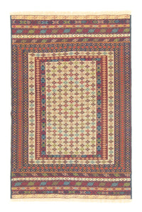 Kelim Teppich - Oriental 186 x 126 cm - beige