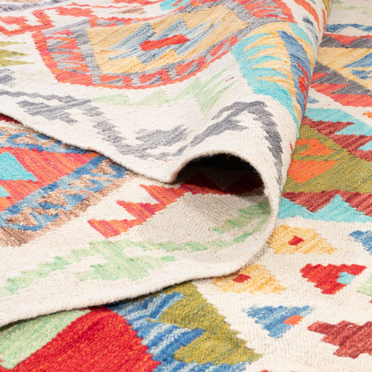 Kelim Teppich - Splash - 248 x 177 cm - mehrfarbig