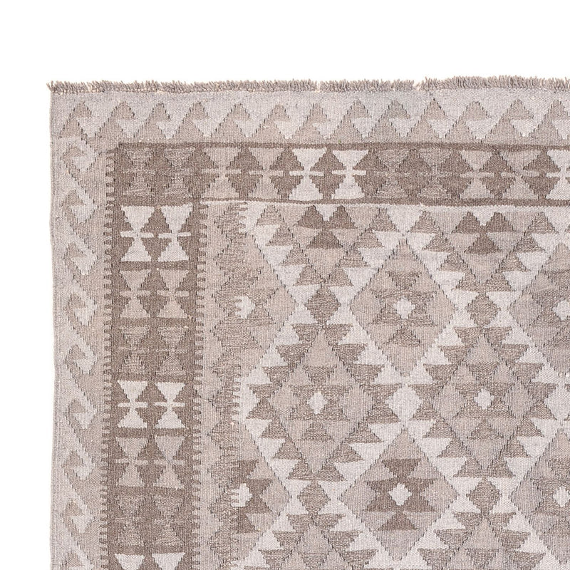 Kelim Teppich - Trendy - 296 x 186 cm - grau