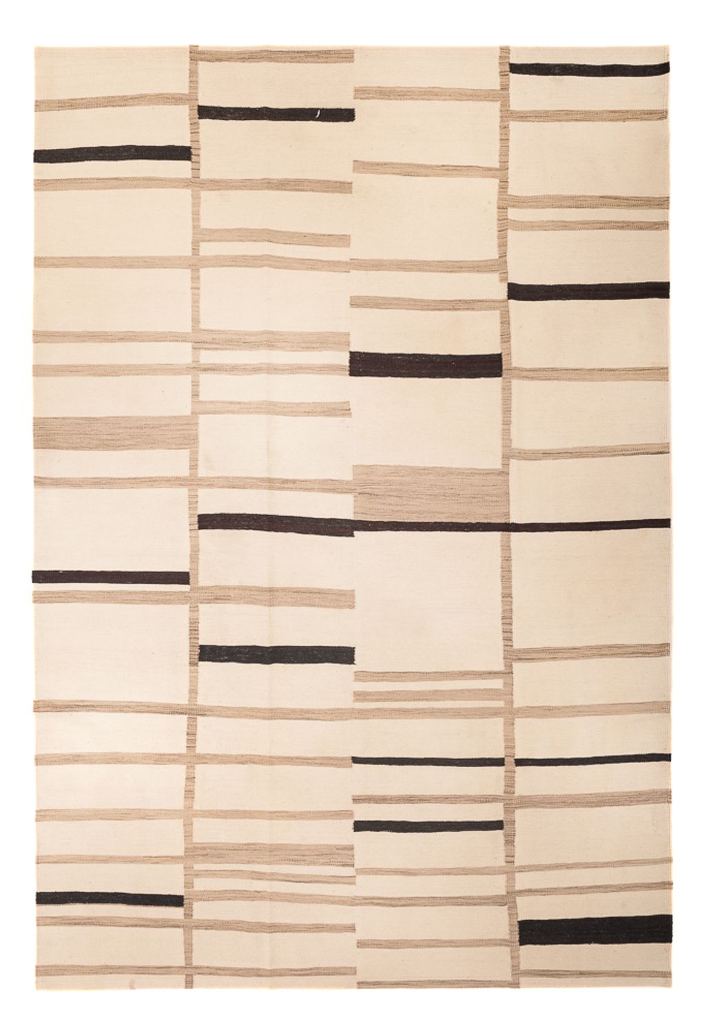 Kelim Teppich - Trendy - 340 x 240 cm - hellbeige