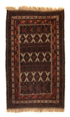 Kelim Afghan Teppich 118x178cm - Rechteckig / Braun / 118 x 178 cm Rechteckig