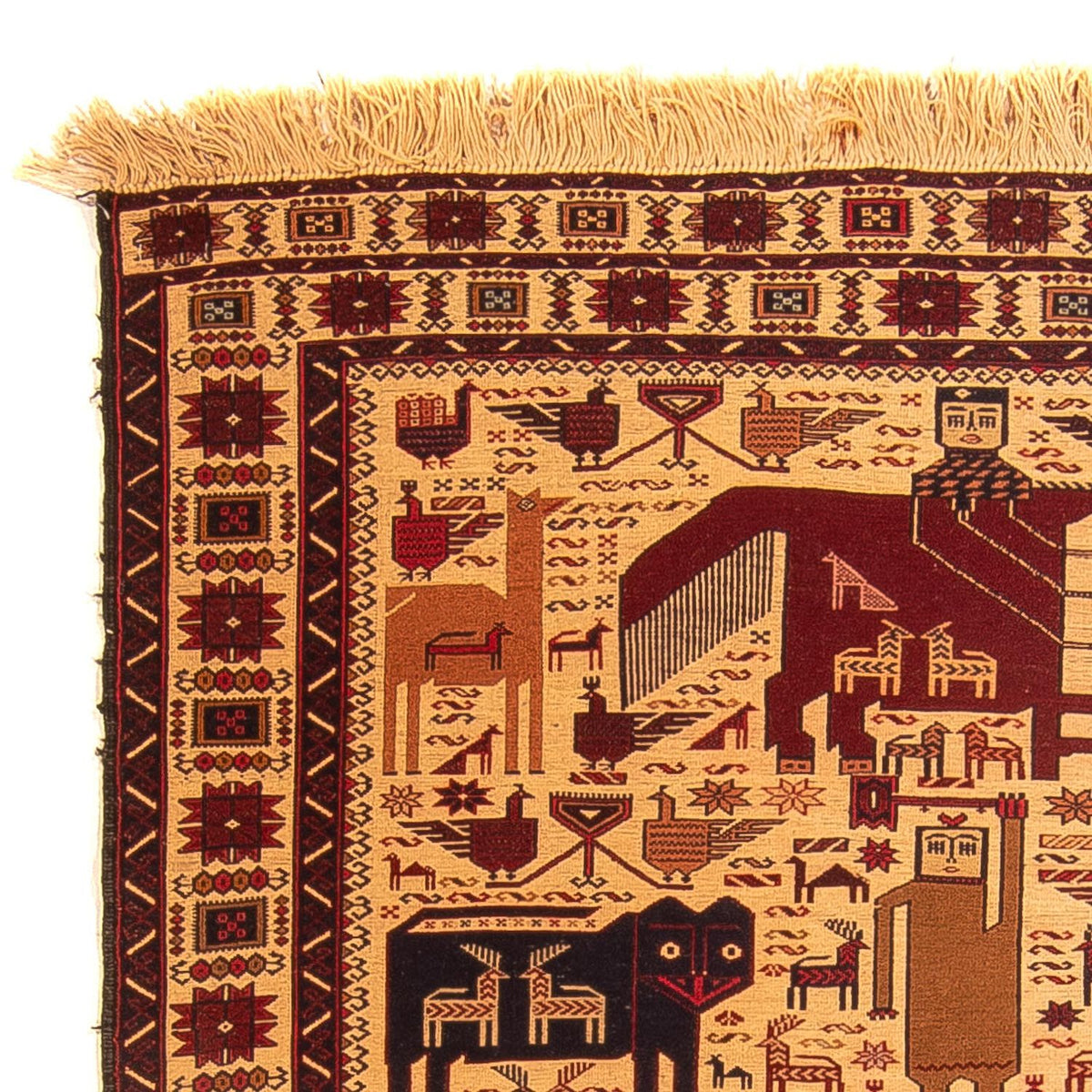 Kelim Afghan Teppich 124x194cm
