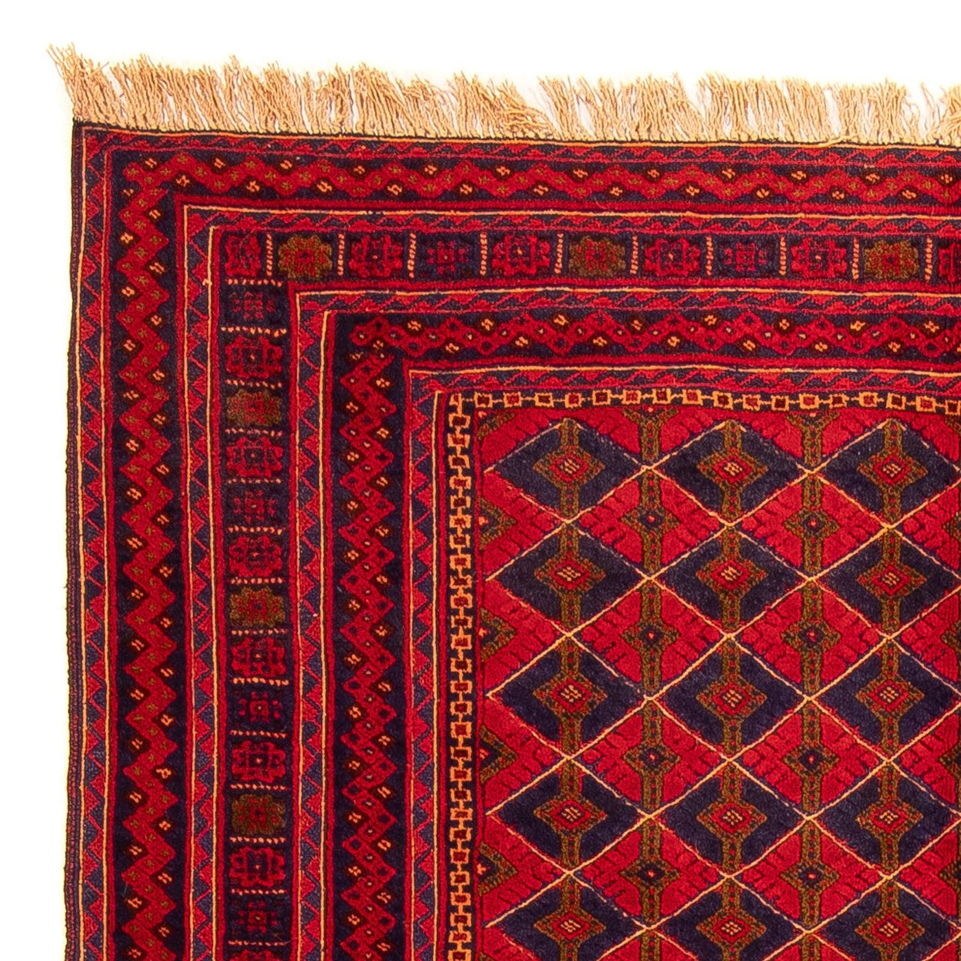 Kelim Teppich - Oriental 202 x 153 cm - dunkelrot