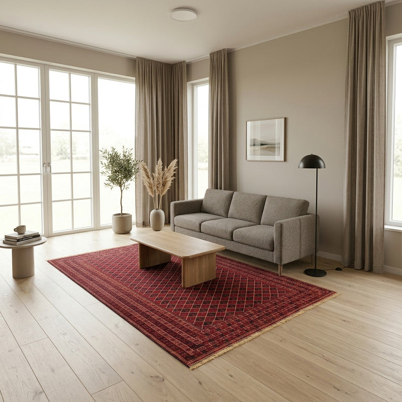 Kelim Afghan Teppich 196x296cm