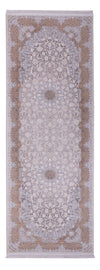 Orientalischer Webteppich Liyana - Läufer / Beige / 100 x 200 cm Läufer
