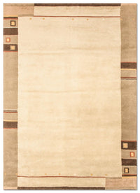 Nepal Teppich 160 x 90 cm - beige