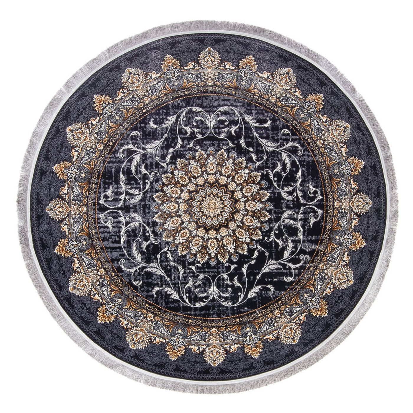 Orientalischer Webteppich - Saffron Sensations - rund