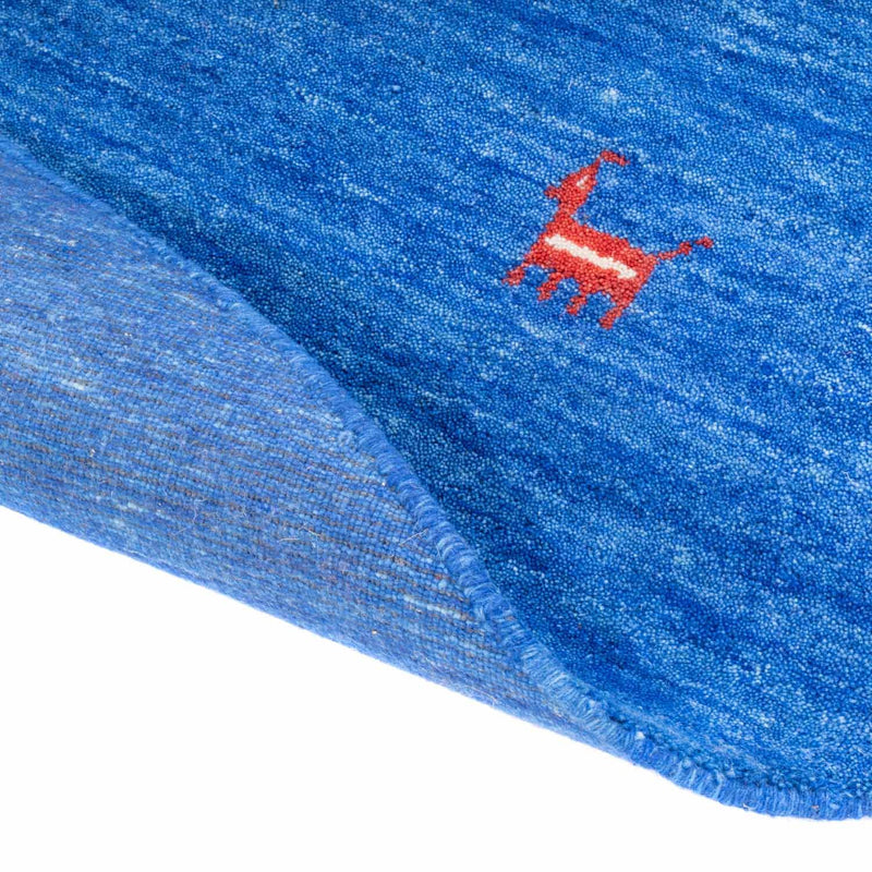 Gabbeh Teppich - Softy 250 x 250 cm - blau