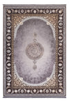 Orientalischer Webteppich Amitis - Rechteckig / Grau / 100 x 150 cm Rechteckig