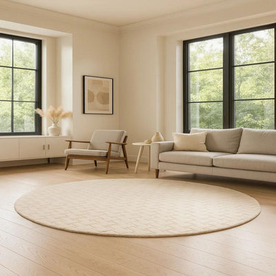 Wollteppich - AstroAura - rund