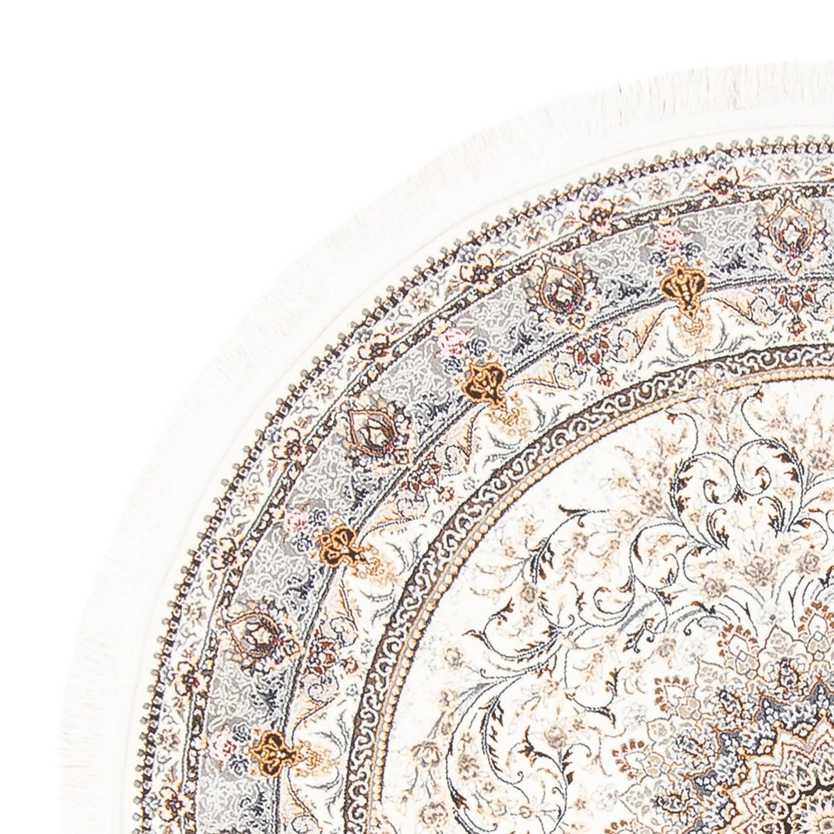 Orientalischer Webteppich - Beauty Array - rund