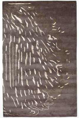 Designer Teppich 242 x 153 cm Wohnzimmer Teppich