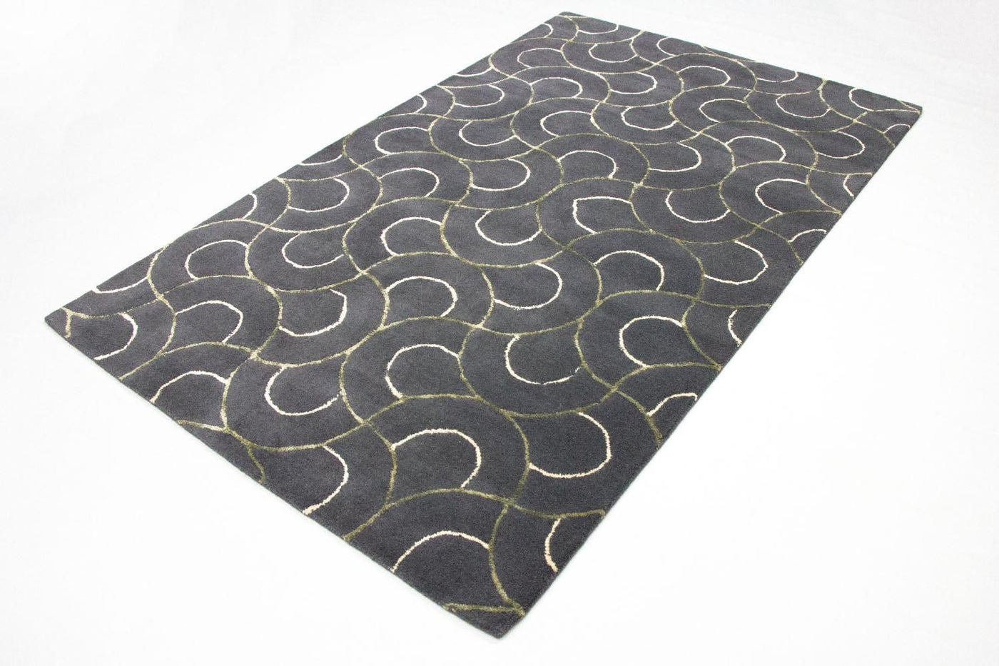 Designer Teppich 242 x 152 cm Wohnzimmer Teppich