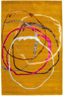 Designer Teppich 245 x 155 cm Wohnzimmer Teppich