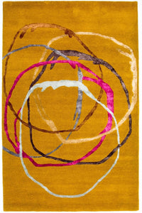 Designer Teppich 245 x 155 cm Wohnzimmer Teppich