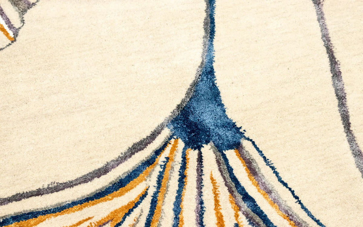 Designer Teppich 243 x 152 cm Teppich Wohnzimmer