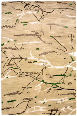 Designer Teppich 241 x 152 cm Wohnzimmer Teppich