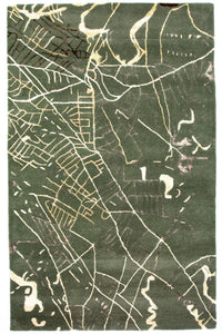 Designer Teppich 243 x 154 cm Teppich Wohnzimmer