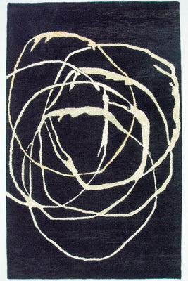 Designer Teppich 245 x 153 cm Teppich Wohnzimmer