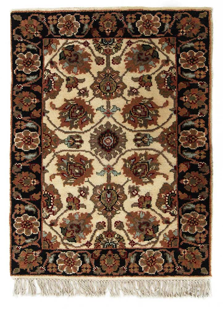 Wollteppich - 60 x 90 cm - creme
