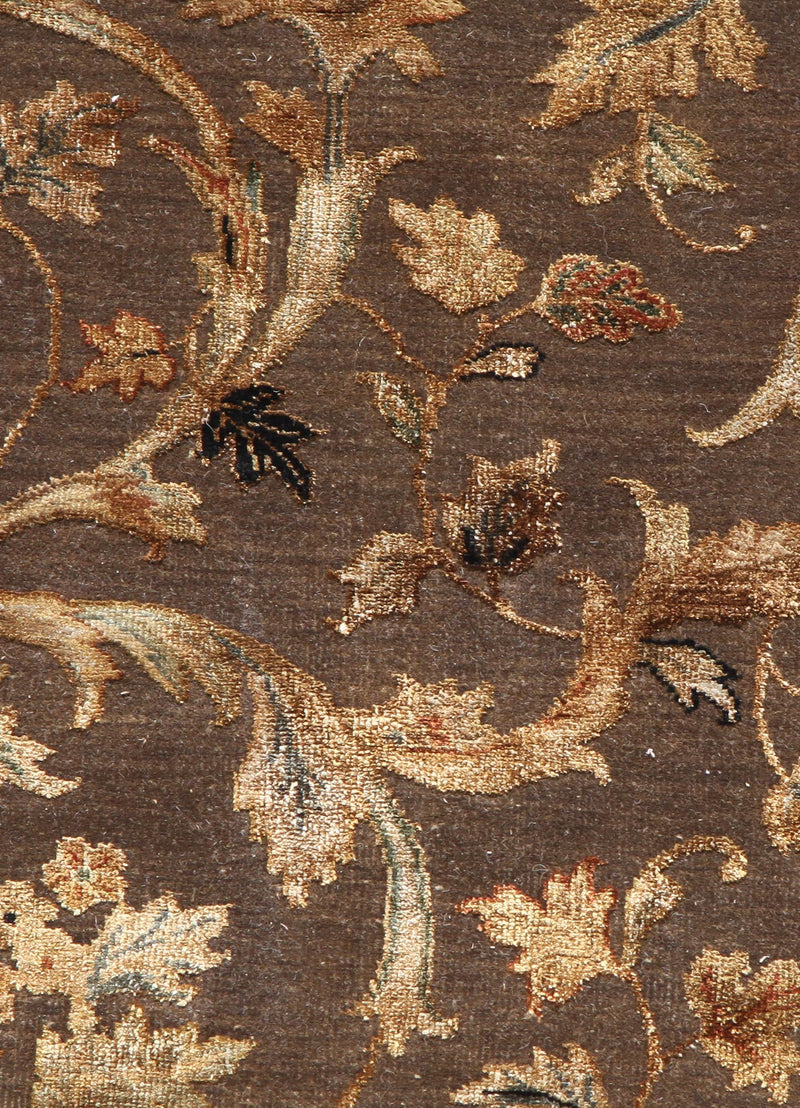 Wollteppich - 60 x 90 cm - dunkelbeige