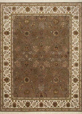 Wollteppich - 360 x 270 cm - beige