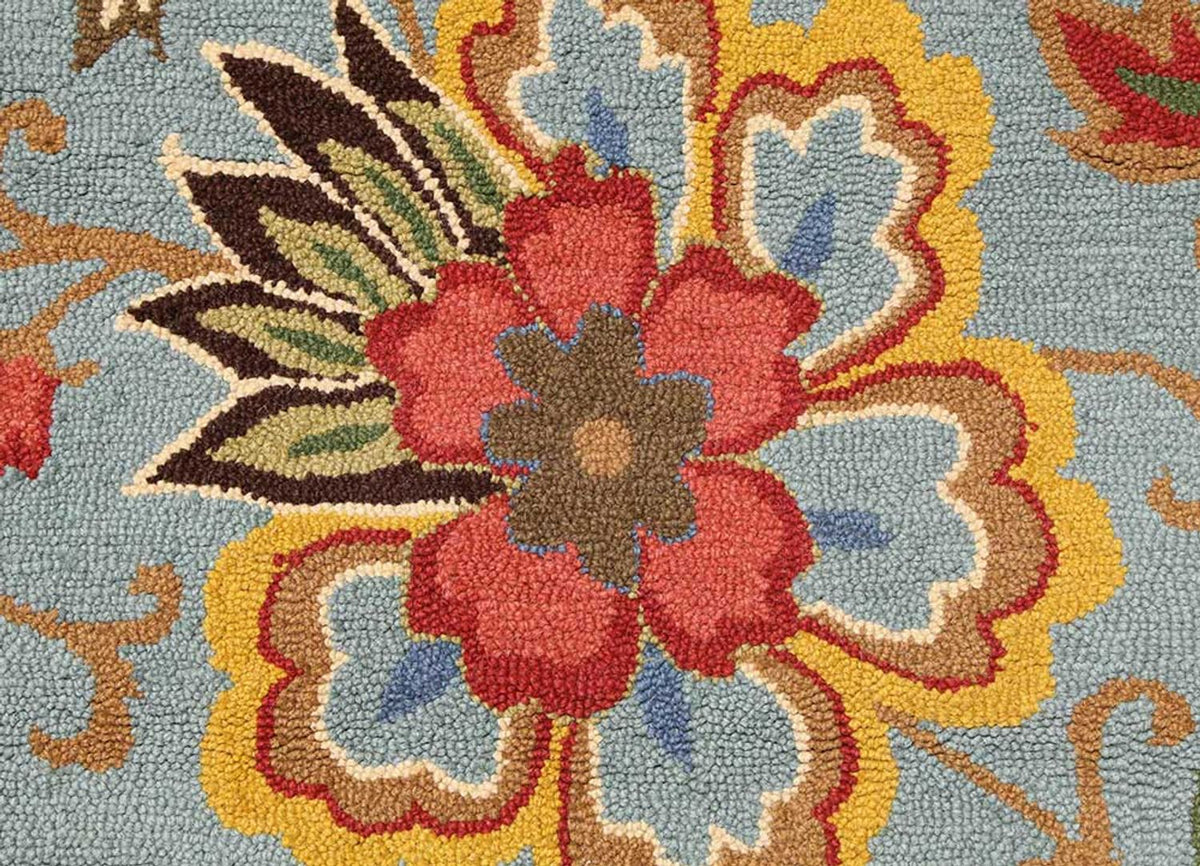 Wollteppich - 240 x 150 cm - mehrfarbig