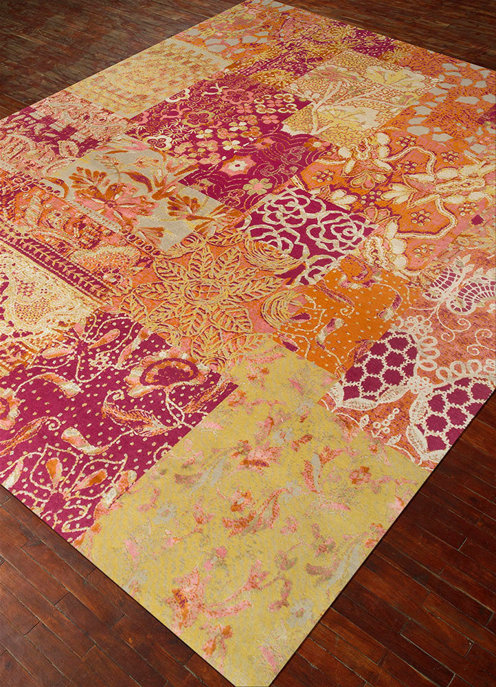 Wollteppich - 240 x 300 cm - orange