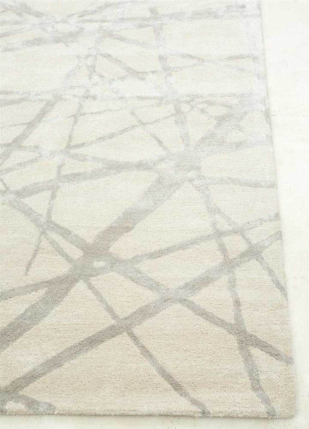 Wollteppich - 150 x 240 cm - creme