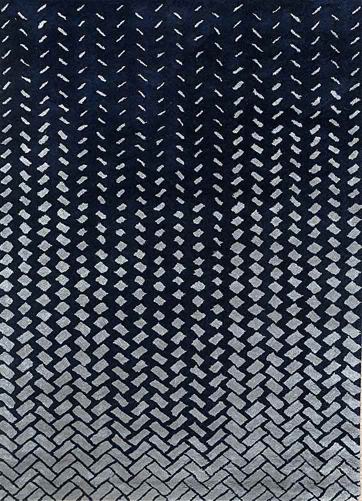Wollteppich - 60 x 90 cm - mehrfarbig