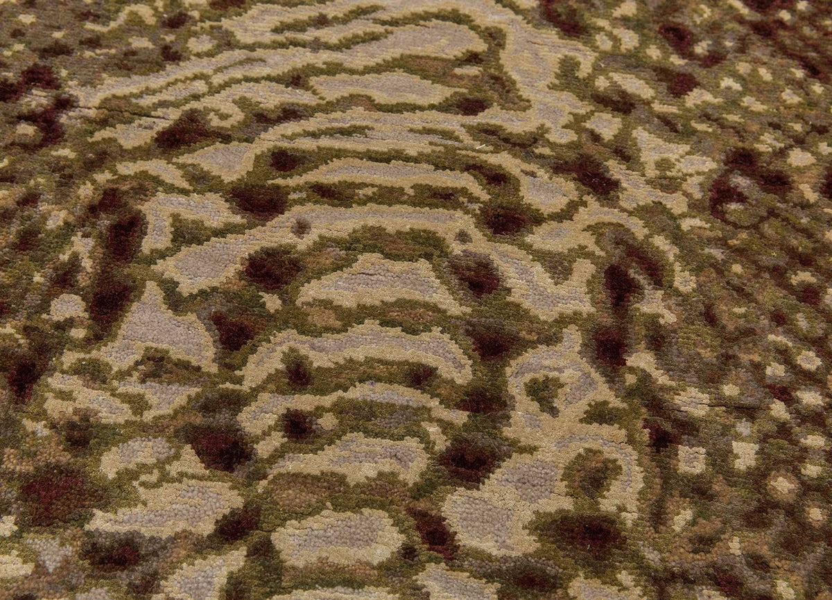 Wollteppich - 300 x 240 cm - braun