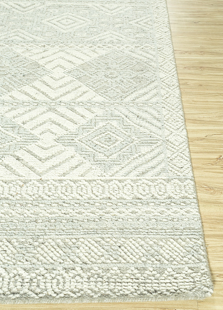 Wollteppich - 270 x 360 cm - creme