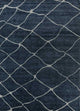 Wollteppich - 240 x 300 cm - blau