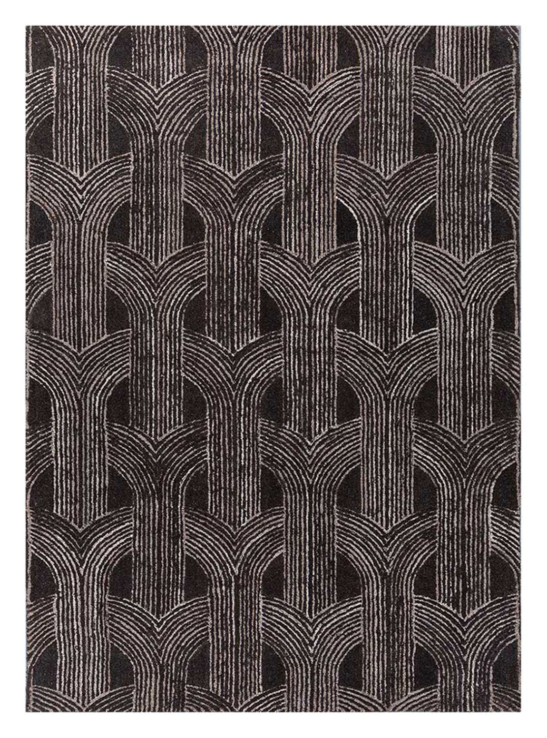 Wollteppich - 240 x 150 cm - taupe