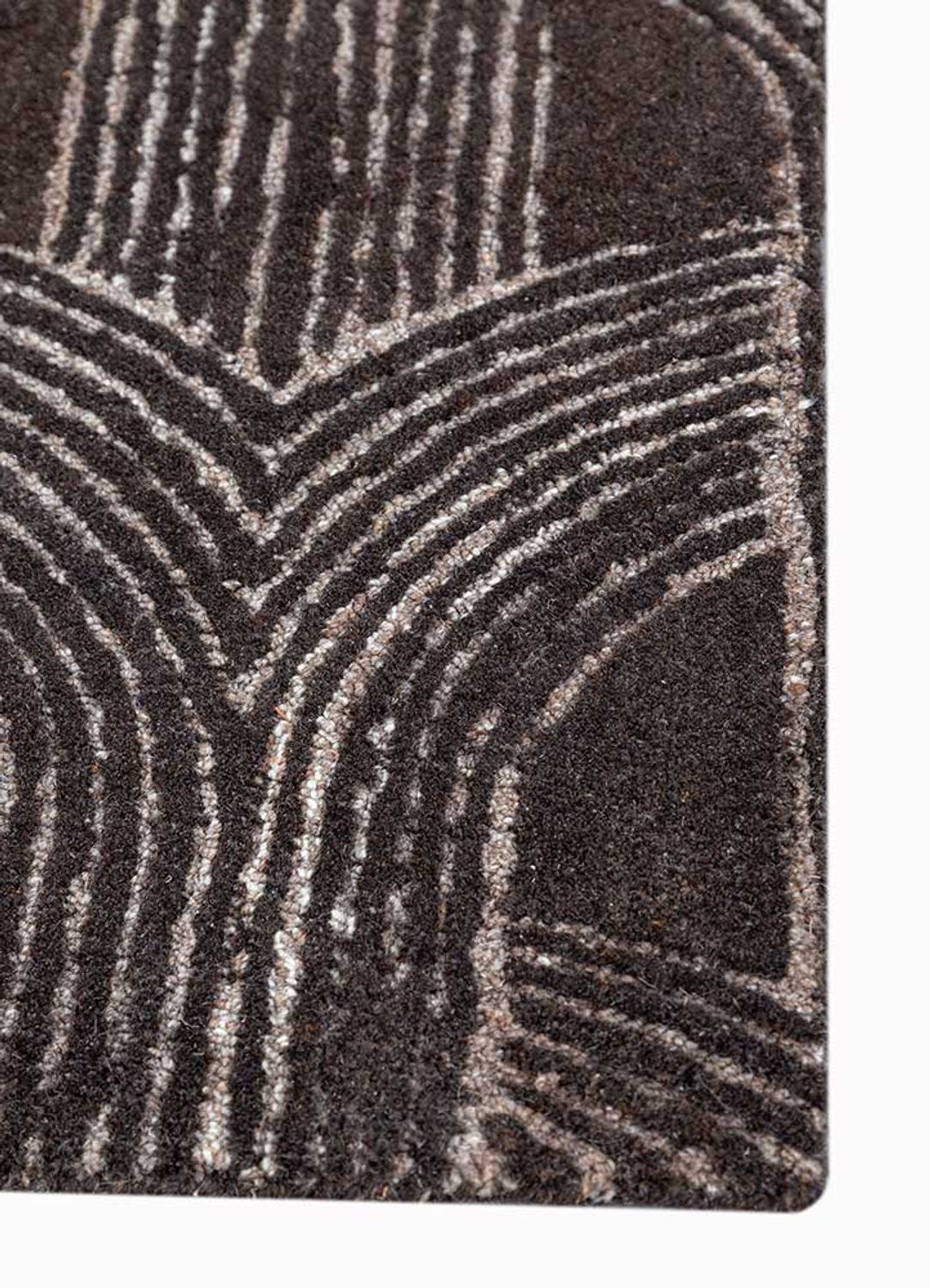 Wollteppich - 240 x 150 cm - taupe