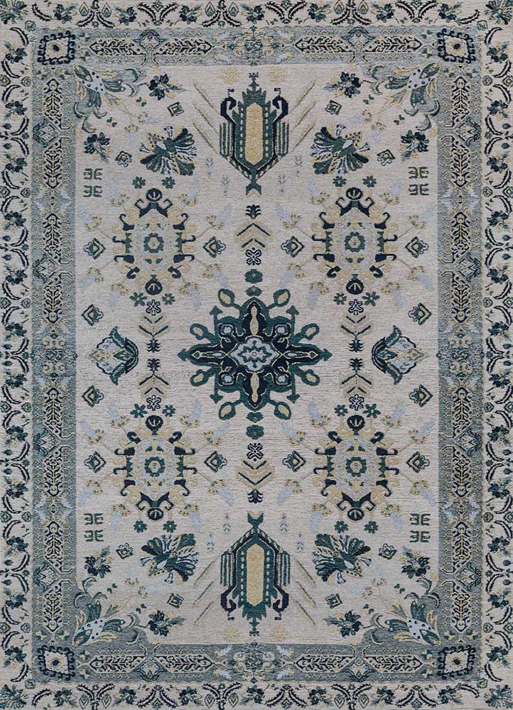 Wollteppich - 150 x 240 cm - grau