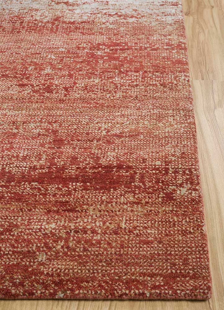 Wollteppich - 60 x 90 cm - orange