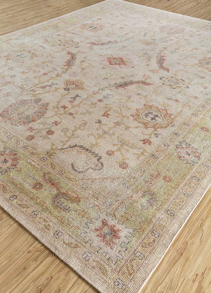 Wollteppich - 60 x 90 cm - beige