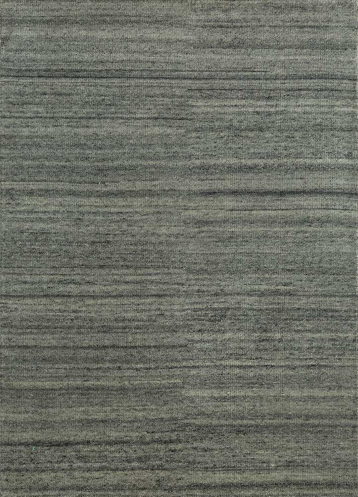 Wollteppich - 150 x 240 cm - dunkelgrün