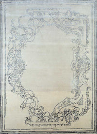 Wollteppich - 300 x 240 cm - creme