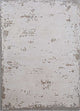 Wollteppich - 60 x 90 cm - silber