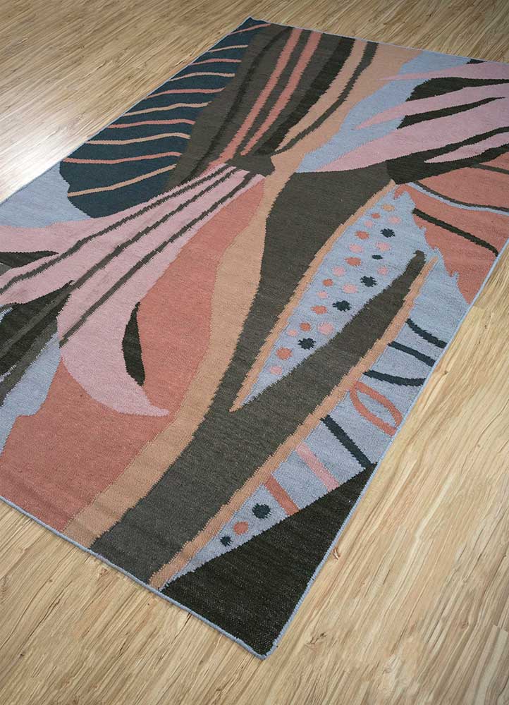 Wollteppich - 150 x 240 cm - rosa