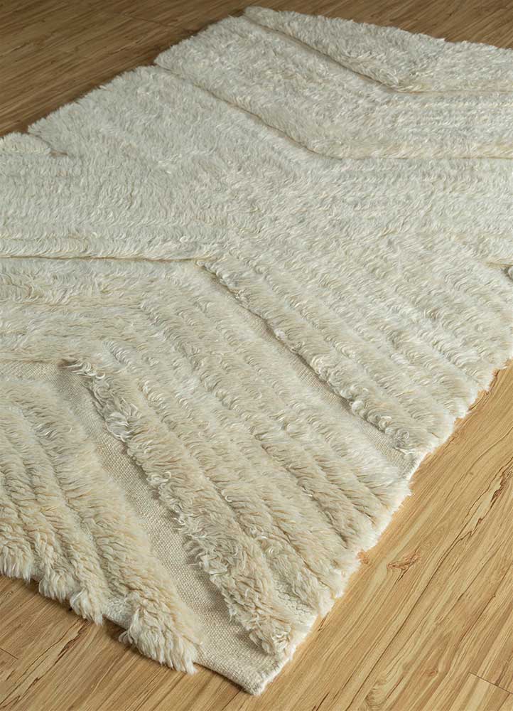 Wollteppich - 150 x 240 cm - creme