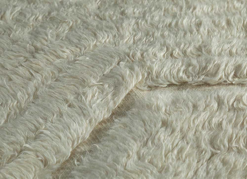 Wollteppich - 150 x 240 cm - creme