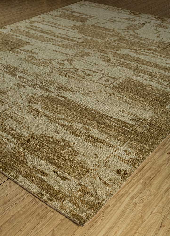Wollteppich - 240 x 300 cm - gold
