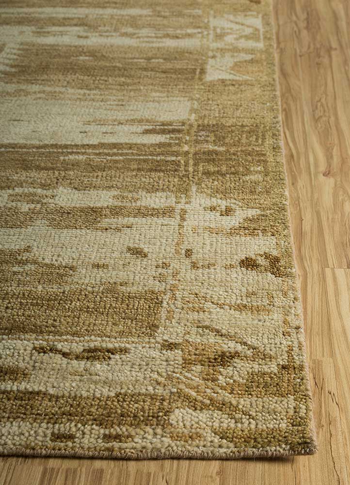 Wollteppich - 240 x 300 cm - gold
