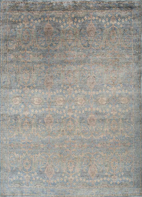 Designer Teppich - 300 x 240 cm - blau