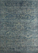 Wollteppich - 240 x 300 cm - blau