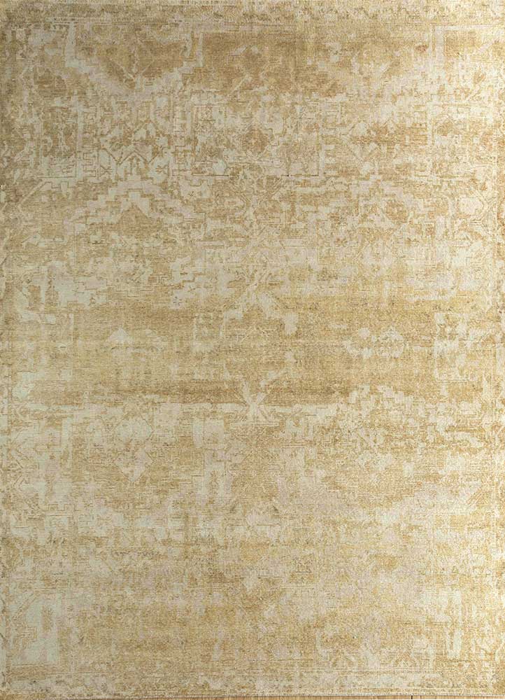 Wollteppich - 240 x 300 cm - gold